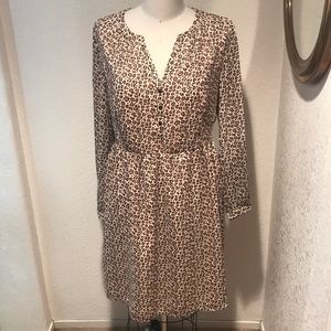 Target Long Sleeve Leopard Print Dress
